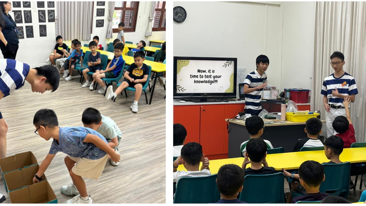 Outreach programmes to students from St Andrew’s Junior School